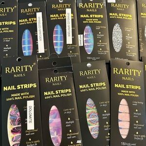 Rarity NEW Multicolor 16 sets Nail Strips